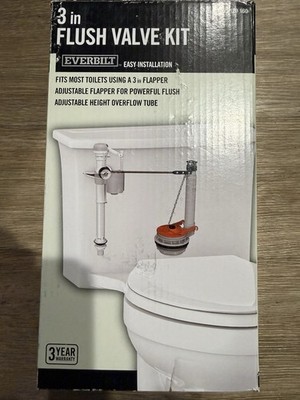 Everbilt 3 in. Toilet Adjustable Flush Valve with Flapper #A21026 1005 129 160
