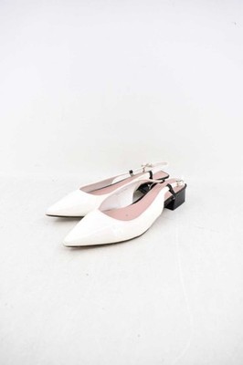 Damenschuhe mit Absatz weiß lackiert Gr.40 Yamamay