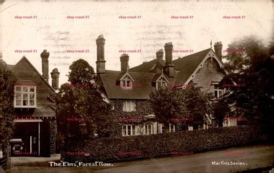 The Elms Forest Row Sussex Martins Serie 1921 Postkarte verschickt Dover RPPC