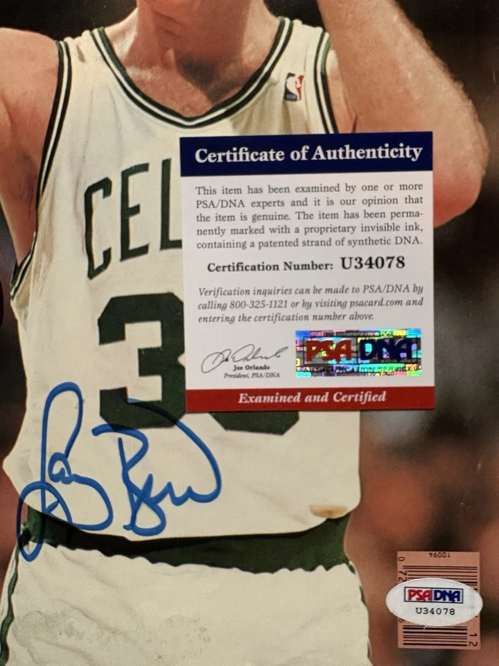 LARRY BIRD Signed/Auto SPORTS ILLUSTRATED March 21, 1988 *PSA/DNA COA* HOF - Image 2 of 4