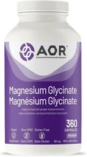 AOR Magnesium Glycinate Supplement Metabolism Muscle Cardio Support 360pcs NEW