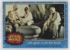 1977 Topps Star Wars Luke Skywalker C-3PO Obi-Wan Kenobi Agrees to Join Ben 12zm