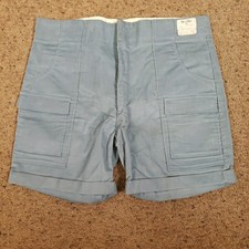 NEW Vintage 60s 70s Rough Rider Cargo Blue Corduroy Shorts Men’s 42 Made in USA