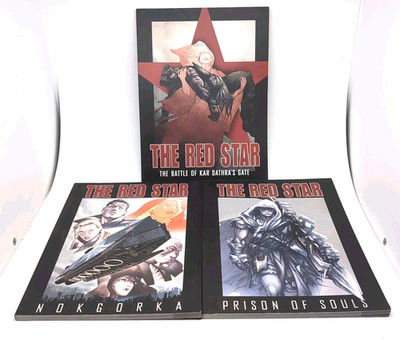 LOT OF 3: The Red Star TPB Gossett 1-3 Prison of Souls Nokgorka Kar Dathra