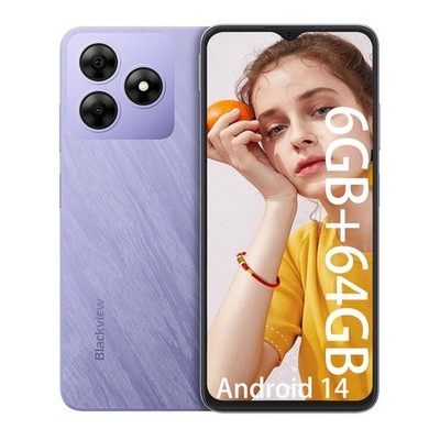 Blackview WAVE 8C 4G Smartphone 6GB+64GB 6,56'' HD Android 14 Dual SIM Handy 13MP