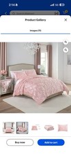 Luxury Pinktuck 8 Piece Comforter Set King/Cal Size Bed All Season With Pockets