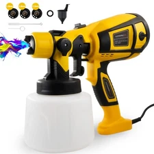 Electric HVLP Paint Sprayer 800w High Power Spray Paint Gun 1400ml For Home DIY