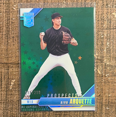 Panini 2026 Donruss Elite Aiva Arquette Miami Marlins Aspirations #184 /299