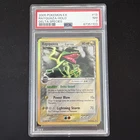 2005 POKEMON EX DELTA SPECIES RAYQUAZA HOLO 13/113 -  NM PSA 7