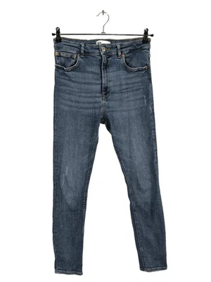 ZARA Jeans cigarette Dames Jeans T EU 42 bleu style décontracté - Photo 1/4