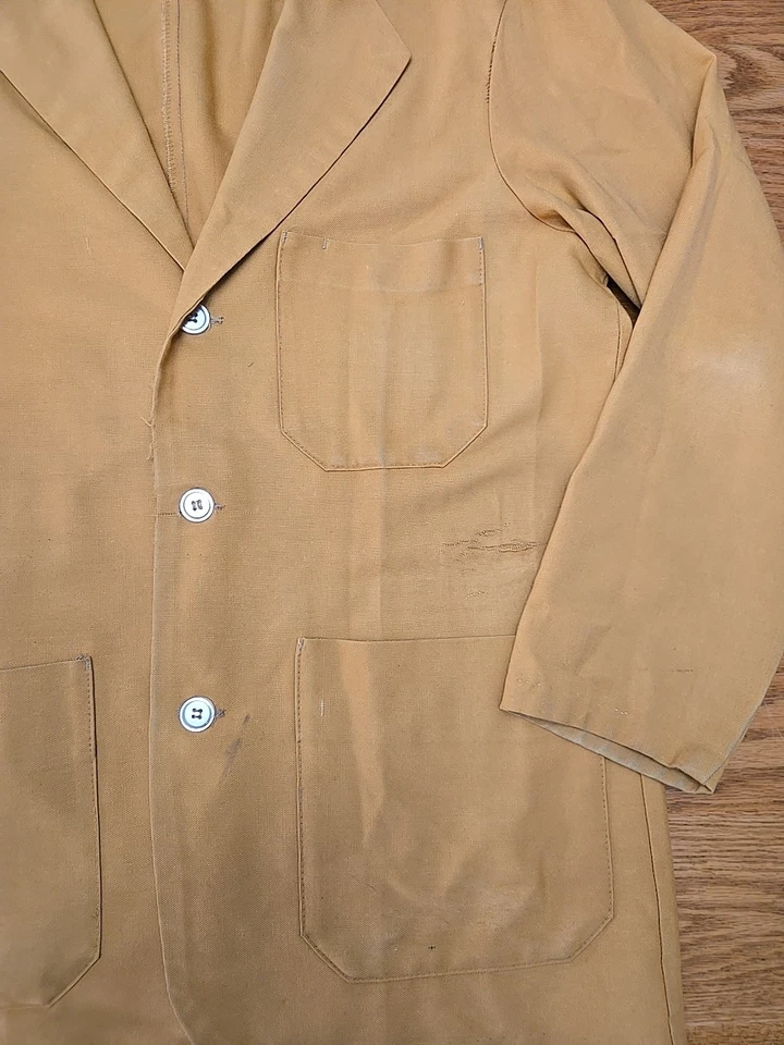 Chaqueta Blazer Wrangler De Colección Años 70 Western Para Hombre Talla 36R Hecha en EE. UU. Rockabilly Hippie Foto 4 de 4