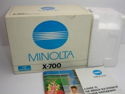 MINOLTA X-700 camera - *EMPTY Box with inserts Only*  Vintage