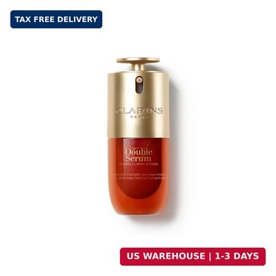 Clarins DOUBLE SERUM | Anti Aging Face Serum | Visibly Firms, Smoothes, Boosts R