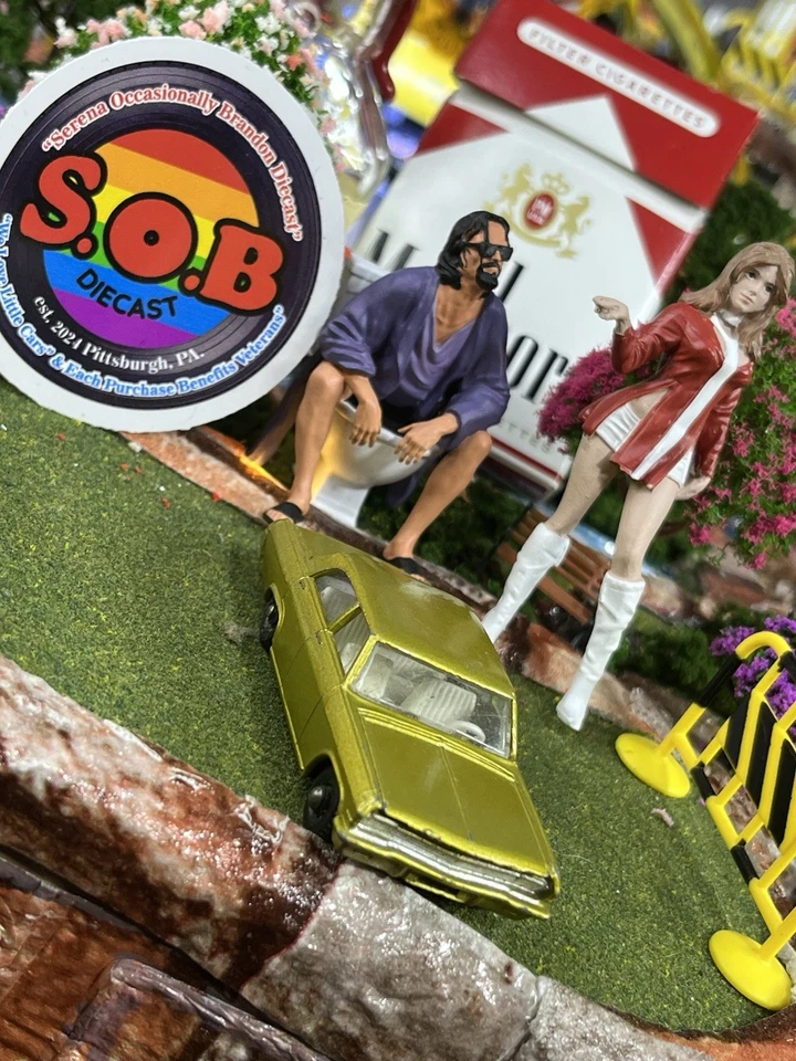 Opel Diplomat Sedán Lesney Años 60 Nº 36 Verde Diecast USADO EXCELENTE ESTADO Foto 4 de 4