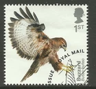 GB 2019 QE2 1st Birds of Prey ' Buzzard ' Ex Fdc SG 4203 ( K434 )