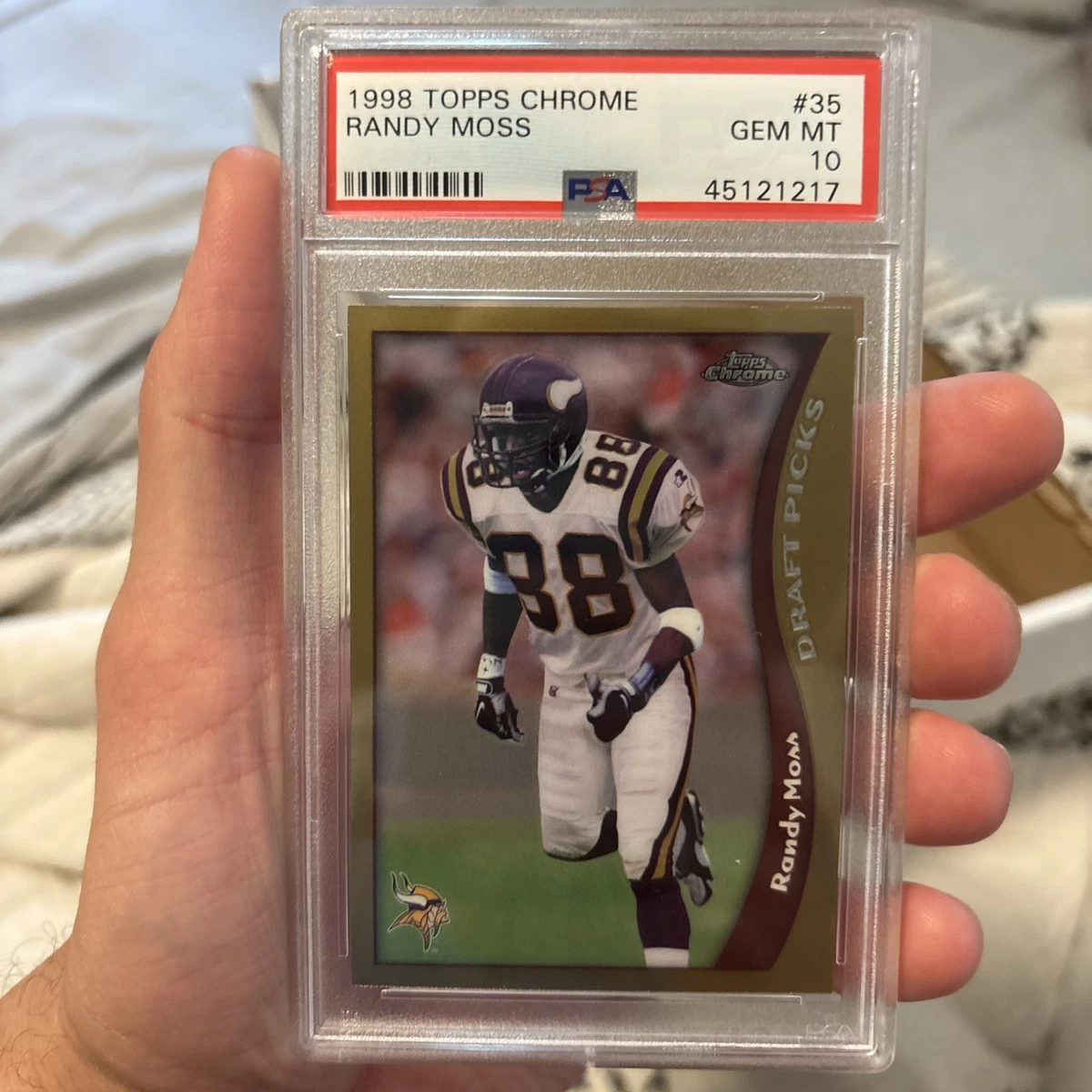 Topps Randy Moss Rookie Football Sports Trading Cards 