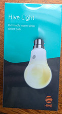 New Hive Active Light Bulb 9W B22 Bayonet Dimmable - instant warm White 806Lm