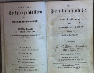 Die Beatushöhle: Eine Erzählung für die gesammte edlere Lesewelt besonders für d
