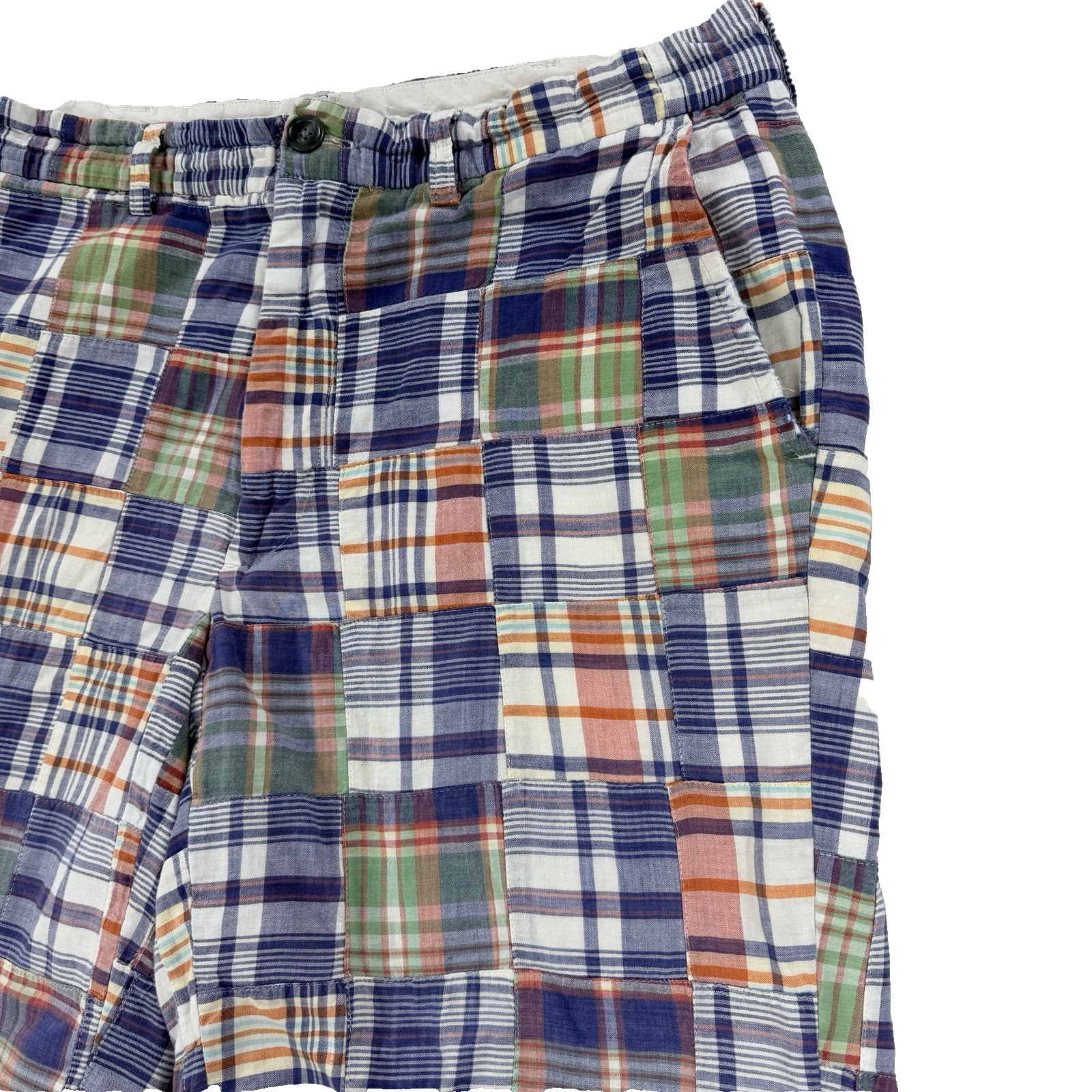Mens Pendleton Patchwork Plaid Bermuda Shorts Mul… - image 2