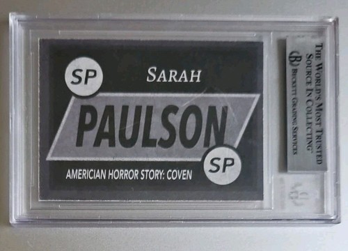 Carte personnalisée signée Sarah Paulson - In American Horror Story : Coven - Beckett - Photo 3/4