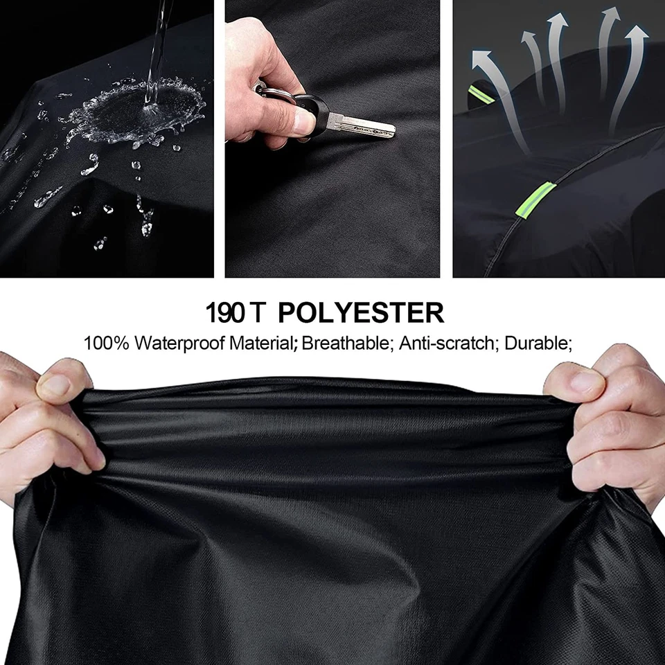 Full Car Cover Waterproof UV Protect For BMW 3 Series 320i 325i 328i 330i 335i - Image 3 of 4