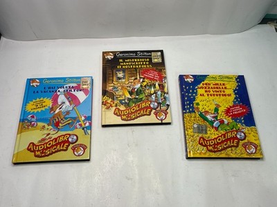 3 x MUSIK HÖRBUCH - GERONIMO STILTON / TV LÄCHELN UND LIEDER