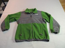 The North Face Large 14/16 girls Jacket / Coat Green Gray  NICE 