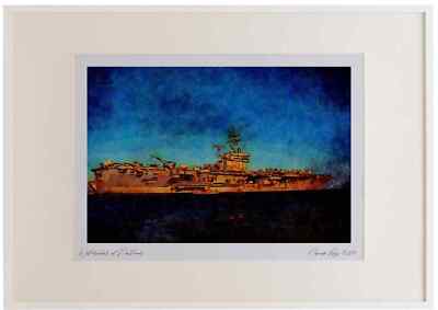 795069 Portrait Of _USS Nimitz_, Nuclear Powered Carrier, Virginia, U.S.A., Wat