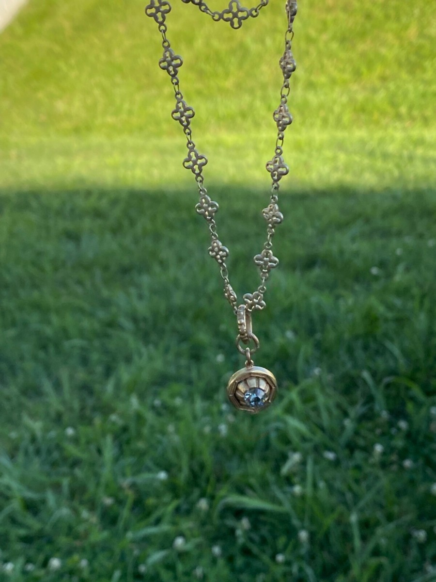 Necklace Vintage Catherine Popesco Crystal Pendant | eBay
