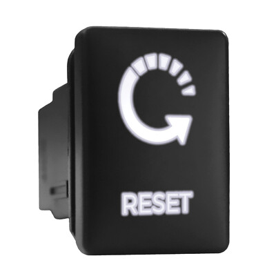 RESET - LED Push Button Replacement for TOYOTA (1.28 x 0.87 in) White