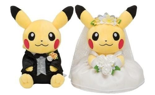 Pokemon Center Plush Pikachu Wedding Japanese Wedding & Western