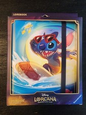 Disney Lorcana Card Book Portfolio Binder Stitch Lore Book IN HAND