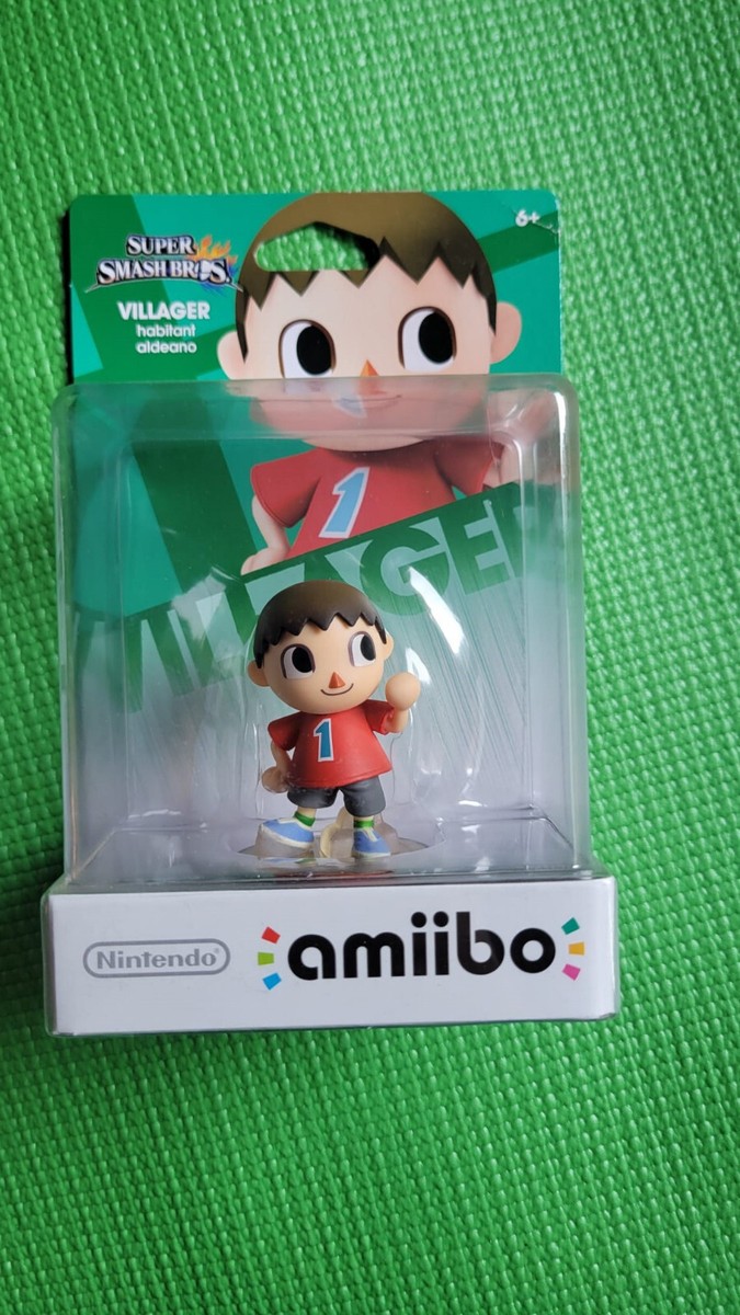 Crease Super Smash Villager Amiibo Nintendo Figure Animal