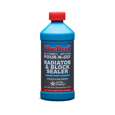 BlueDevil Products 00205 Radiator & Block Sealer - 16 OZ pour in Radiator