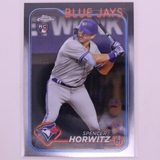 2024 Topps Chrome Baseball MLB Spencer Horwitz RC #26 Blue Jays