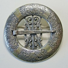 Trachten Brosche Anstecknadel 830 S Hemdspange sign. J  Norwegen. Sehr schön!