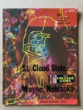 ST. CLOUD (MN) vs WAYNE ST (NE) - COLLEGE FOOTBALL PROGRAM 1972
