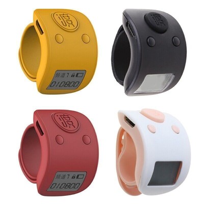 Mini Digital LCD Electronic Finger Ring Hand Tally Counter 9 Digit