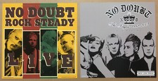 Gwen Stefani NO DOUBT Rare 2003 DOUBLE SIDED PROMO POSTER FLAT of Live CD MINT