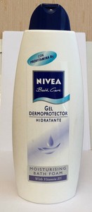 nivea foam moisturiser