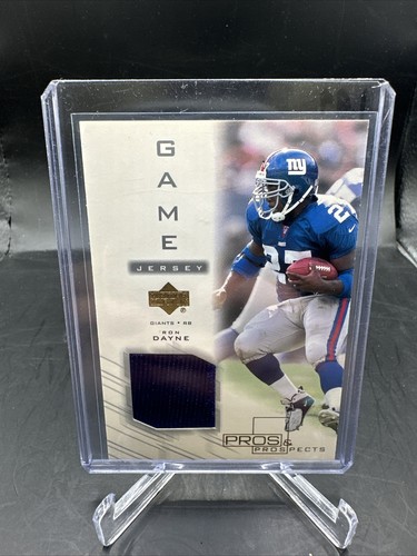 2001 Upper Deck Ron Dayne Jersey Patch Giants