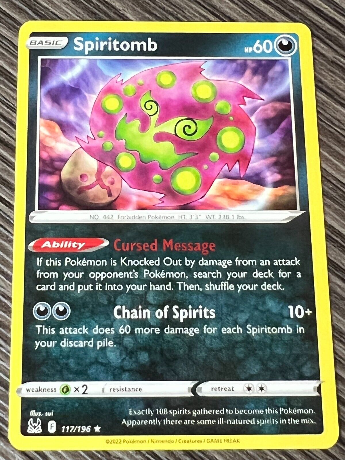 Spiritomb C 2009 Pokemon TCG CCG Card B18-376 on eBid United States