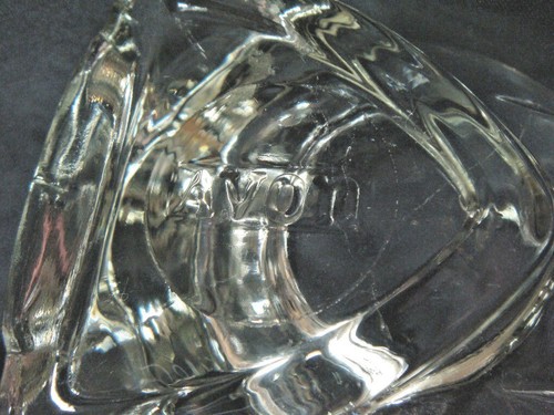 Heavy Molded GLASS SQUIRREL 3-Way Candle Holder or Catch-All by AVON - Picture 6 of 7