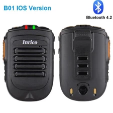 Inrico Wireless PTT Microhpone B02 for Ios Android Moblie Phone work with Zello