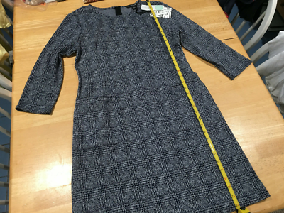 41 Hawthorn Stitch Fix Aniya Jacquard Knit Dress - NAVY Sz L - NEW | eBay