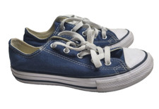 Converse Chuck Taylor All Star Low Top Youth's Size 1 Sneakers Navy Blue