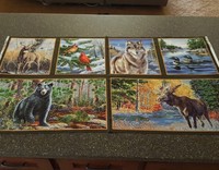 Northern Woods Panel 23 X 42 James Meger Quilting Treasures Blocks Wolf Moose Northern Woods Panel 23 X 42 James Meger Quilting Treasures Blocks Wolf Moose