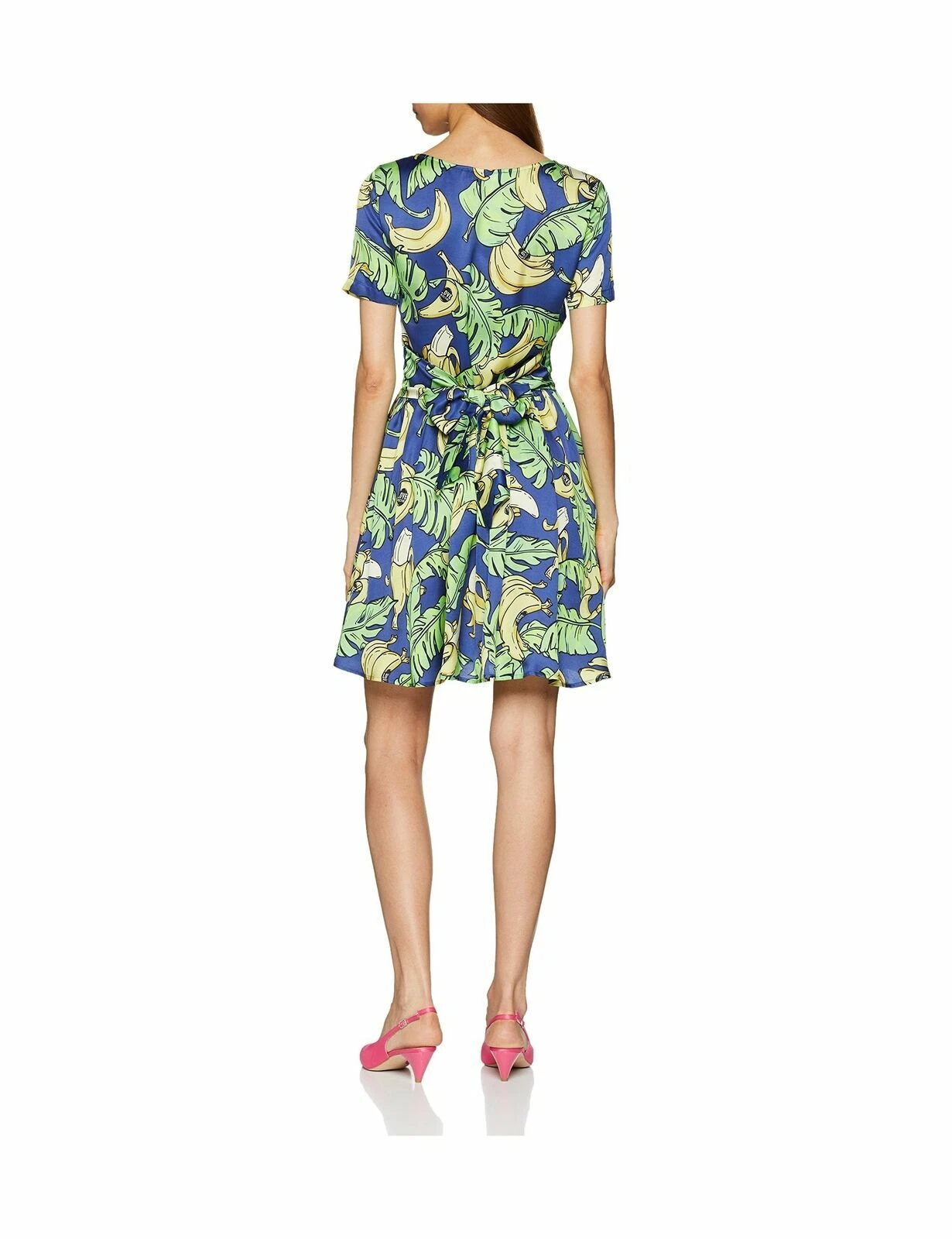 Abito manica corta Love MOSCHINO stampa banana nuovo con etichetta tg 6