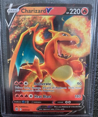 pokemon tcg brilliant stars single cards 017 172 charizard v Charizard V 017/172 Brilliant Stars Ultra Rare Pokemon TCG Near Mint / Mint