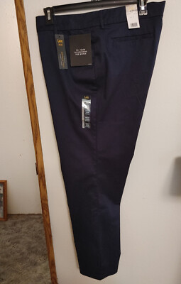 LEE PLUS 18W MID-RISE - IMPERIAL BLUE - OFFICE ATTIRE - BRAND NEW